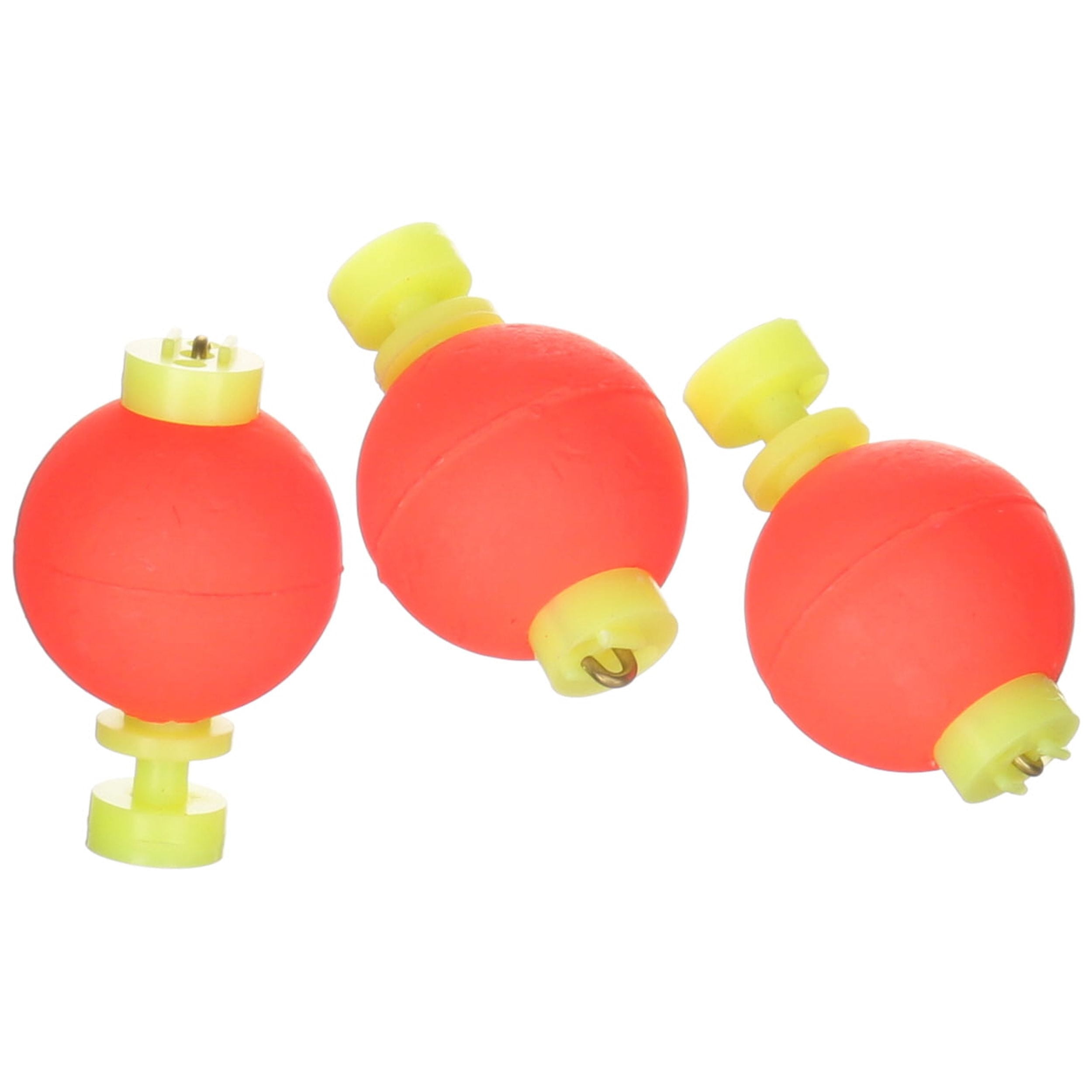 (6 pack) Comal Unweighted Round Snap-On Fishing Bobbers, Assorted Colors, 0.75-Inch, 3-Pack