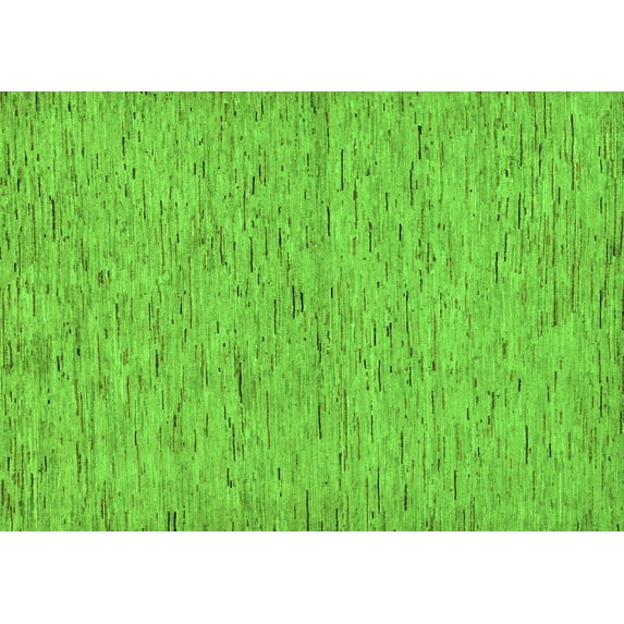 Ahgly Company Indoor Rectangle Abstract Green Modern Area Rugs, 8' x 10'