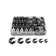 thumbnail image 1 of Kit surtido de abrazaderas para cables (52 piezas) Abrazadera para cables de acero inoxidable 304 en 6 tamaños 1/4 pulg. 5/16 pulg. 3/8 pulg. 1, 1 of 5