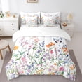 thumbnail image 1 of Erosebridal Spring Floral Bedding King Size, Botanical Leaves Comforter Sets with Sheets, Lodge Cabin Decor, 1 of 5