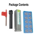 thumbnail image 4 of 10 Pcs Insert de Filetage 16ER AG60 + Support d'Outil de Coupe CNC SER1212H16 12mm, 4 of 7