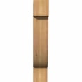 thumbnail image 2 of 4"W x 10"D x 22"H Alpine Rough Sawn Corbel, Western Red Cedar, 2 of 9