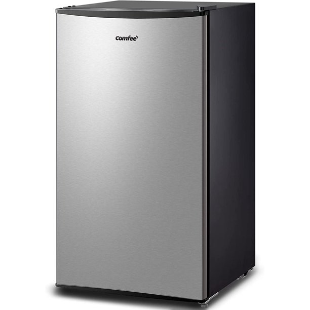 COMFEE' CRM33S3AST Cubic Feet Compact Singel Door Mini Fridge for