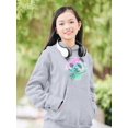 thumbnail image 2 of Panda Eating Bamboo Hoodie Juniors -Image by Shutterstock,  x-Large, 2 of 4