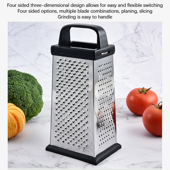 Birdeem Stainless Steel Four-sided Grater Multi-function Grater Four-in-one Grater Cheese Cheese Grater