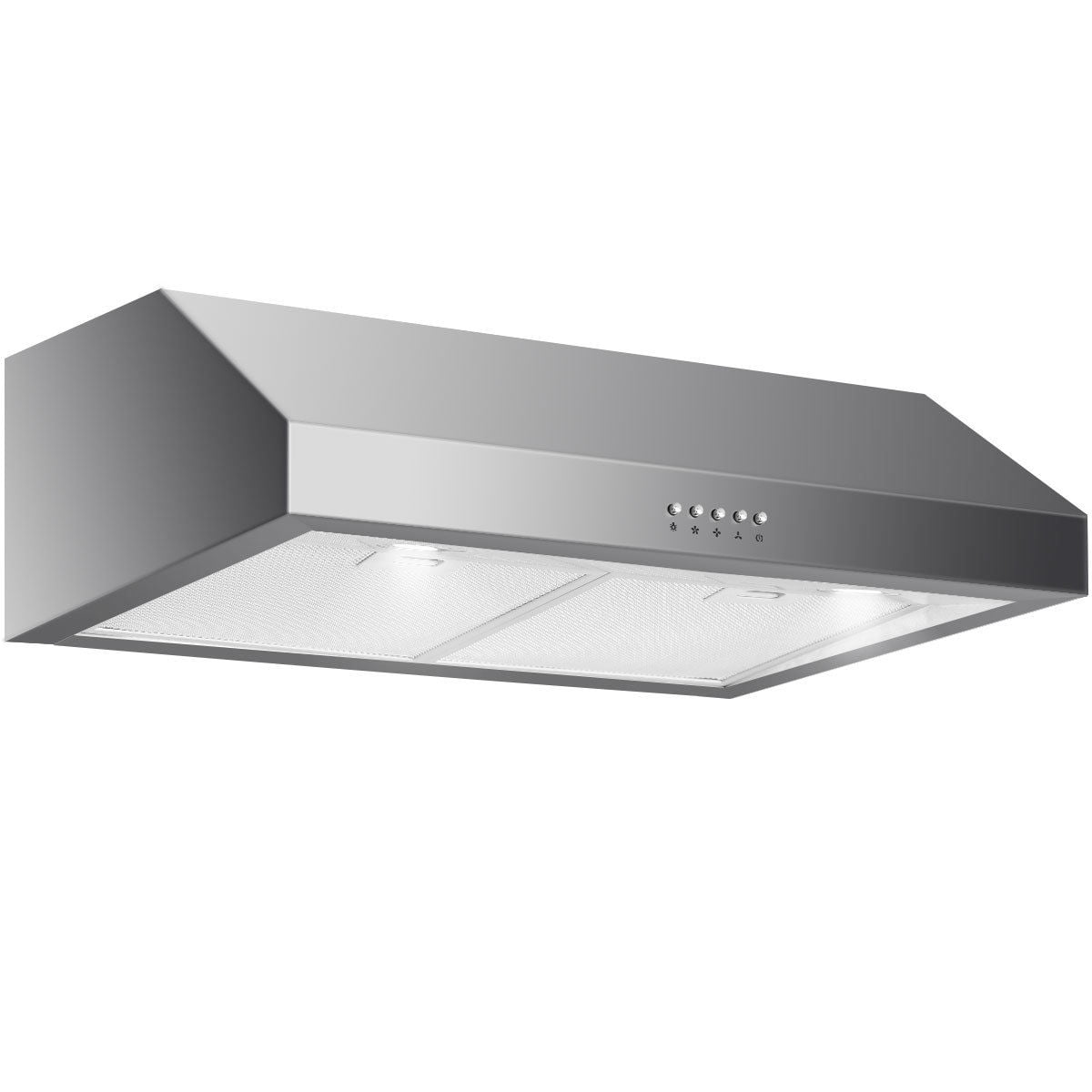 Gymax 30 Under Cabinet Kitchen Range Hood Stainless Steel W