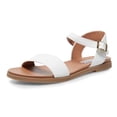 thumbnail image 1 of Sandalia Steve Madden Dina de piel blanca para mujer, 1 of 8