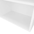 thumbnail image 3 of White Wall Cabinet For Kitchen - 36x21x12, Scratch- Coating, Saves Counter Space, Fits Kitchenware Like Spices, Bowls, Jars Modern 36"x21"x12", White, ,, 3 of 3