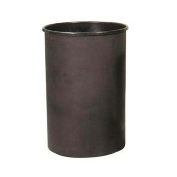 Outdoor Trash Can Liner With 55 Gallon, Black Plastic