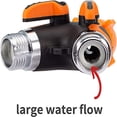 thumbnail image 5 of Two Way Garden Hose Splitter, Solid Double Y Shut Off Valve Offers Precise Control, Heavy Duty Zinc Alloy Construction Ensures Durability, Comfort Grip Use for Effortless Operation (3/4"), 5 of 5