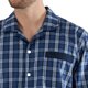 thumbnail image 5 of GÖTZBURG Pijama de hombre - largo, abotonado, algodón, estampado Azul/Blanco 3XL (XXX-Large), 5 of 5