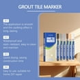 thumbnail image 6 of 6-Pack Multi-Color Tile Grout Pen - Easy Gap Filler for Bathroom & Kitchen, 6 of 8