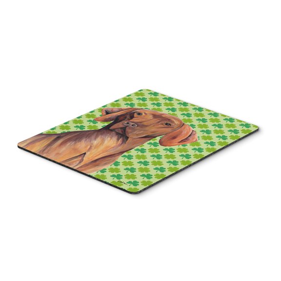 "Vizsla St. Patricks Day Shamrock Portrait Mouse Pad Hot Pad or Trivet"