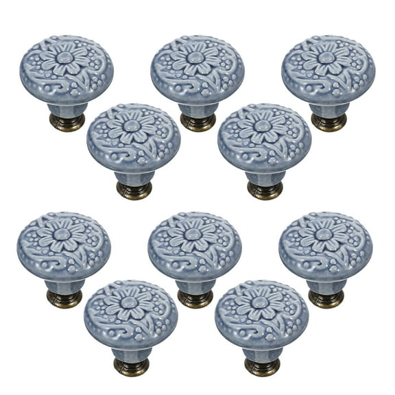 WORGEOUS 10pcs Cabinet Knob Replacement Furniture Knob Kitchen Knob Pulling Knob