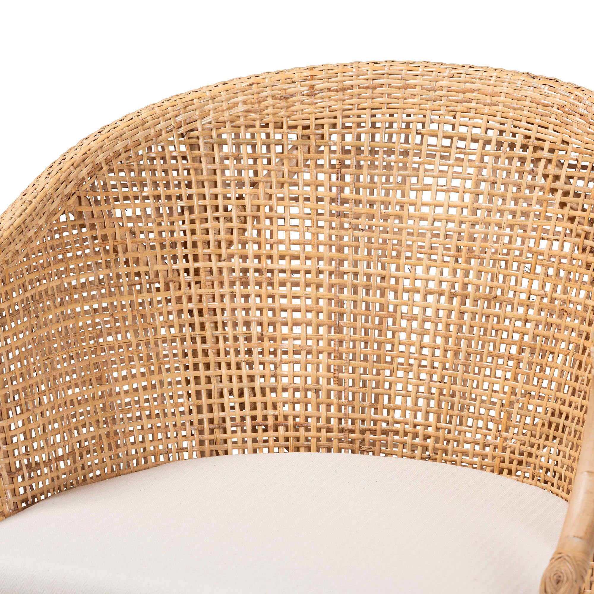 bali & pari Lumajang Boho Dining Chair, 2-Piece, Light Honey