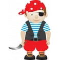 thumbnail image 2 of Pirate Boy Wall Mural by Wallmonkeys Peel and Stick Graphic (48 in H x 34 in W) WM234727, 2 of 4