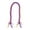 Purple, variant on Double-Layered Graduation Ribbon with Flower Wreath, Woven Multi-Color Hanging Rope for Graduation Season Party, Photo Backdrop, and Wall Decor