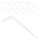 thumbnail image 5 of 50 goteros: gotero de flecha curva transparente para riego automático de plantas en macetas, aspersores curvos para jardín (4/7 mm), 5 of 7