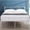 Metal White, variant on Vipeve 14" Queen Size White Metal Platform Bed Frame with Headboard,Premium Steel Slat Support/No Box Spring Needed/Noise-Free/Easy Assembly