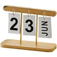 thumbnail image 2 of Desk Calendar Ornament Countdown Calendar Decorative Desk Calendar Decor Reusable Desk Calendar, 2 of 9