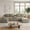 Camel, variant on Vanress 133" U-Shaped Modern Sofa Modular Sectional Cloud Couch with Storage & Cupholders, Deep Seat Boneless Couches Corduroy Sofa for Living Room, Bedroom and Apartment, Black
