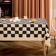 thumbnail image 5 of Mantel rectangular a cuadros: mantel de cuadros vichy resistente a las manchas, a prueba de derrames y lavable para picnic al aire libre, cocina y cenas festivas, 5 of 6