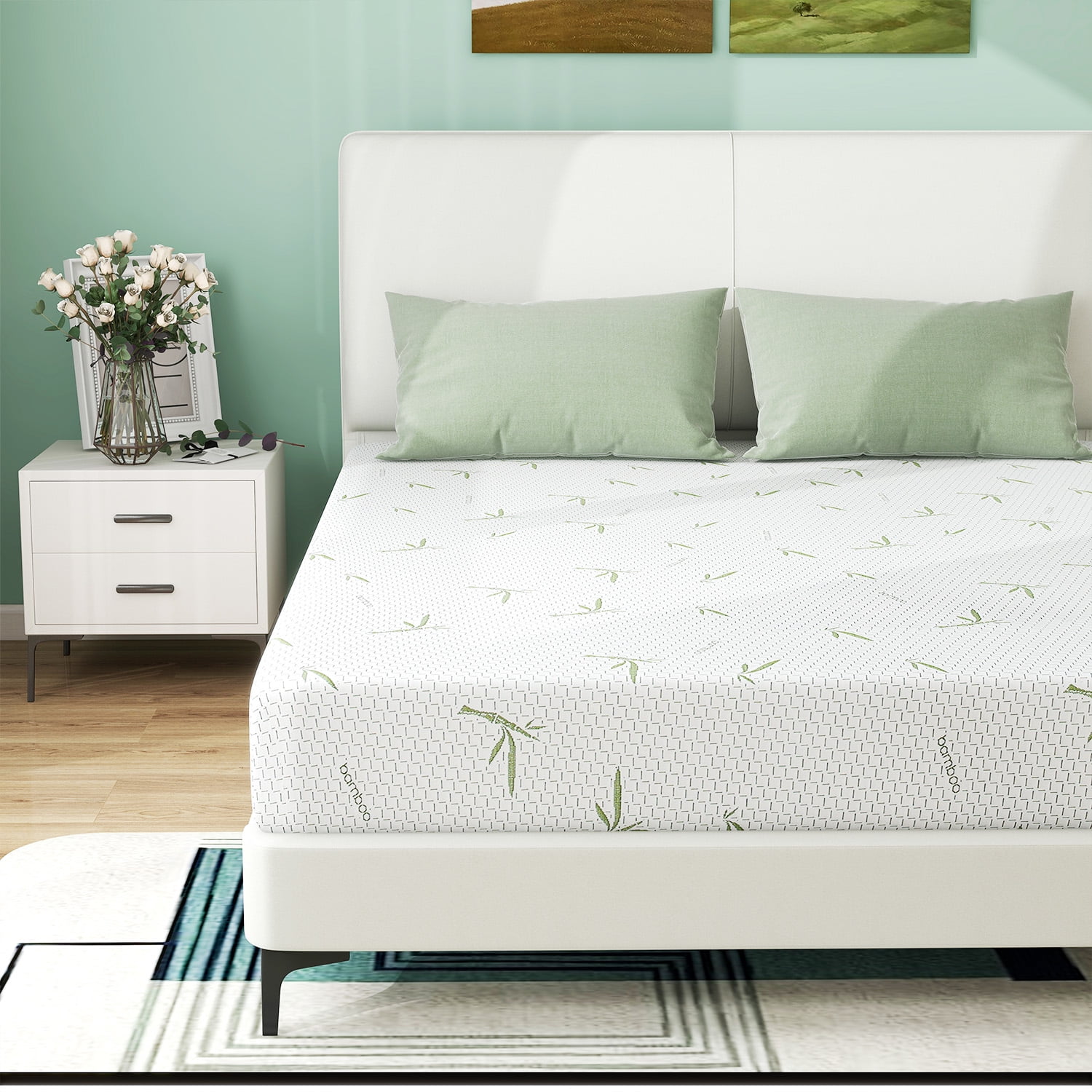 8-Inch Twin Gel Memory Foam Mattress - Medium Firm, Cool Sleep, CertiPUR-US Certified, Fiberglass-Free