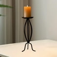 thumbnail image 1 of Soporte de velas de arte de hierro Candle Stand Creative Stable Table Centropiat Tope de luz de té para adornos de escritorio Decoración del hogar, 1 of 8