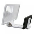 thumbnail image 1 of 3D Screen Amplifier Mobile Phone Screen Video Magnifier For Cell Phone Smartphone Enlarged Screen Phone Stand Bracket Black, 1 of 11