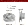 thumbnail image 2 of Uxcell Industrial Sewing Machine Clutch Motor Pulley 15mm Inner 60mm Dia Aluminum Electric Transfer Wheel Pulley, 2 of 5