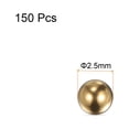 thumbnail image 2 of Uxcell 2.5mm Precision Solid Brass Bearing Balls for Bearings Valves Decoration 150 Pack, 2 of 5