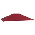 thumbnail image 1 of Outsunny Auvent de Gazebo 10 Pieds x 13 Pieds de Rechange, Toit de Gazebo, Rouge Vin, 1 of 10