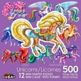 thumbnail image 1 of Cra-Z-Art 12 Mini Shaped Unicorn Puzzles 500pcs total, 1 of 6