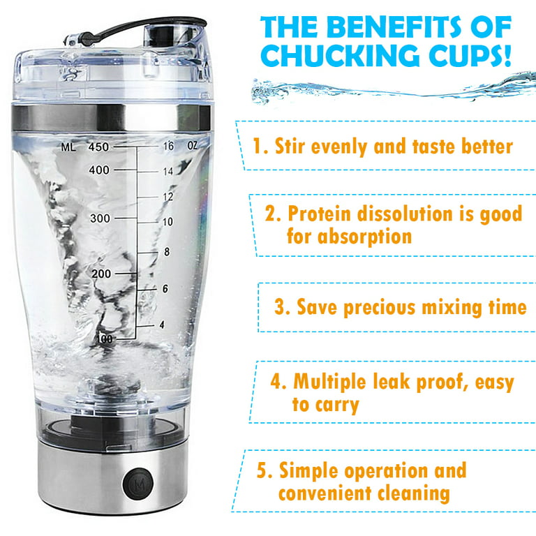 Rechargeable tornado Shaker Bottle and Vortex hand Mixer 丨 Electric  Portable Mixer Bottle Effortlessly Protein Shaker High quanlity