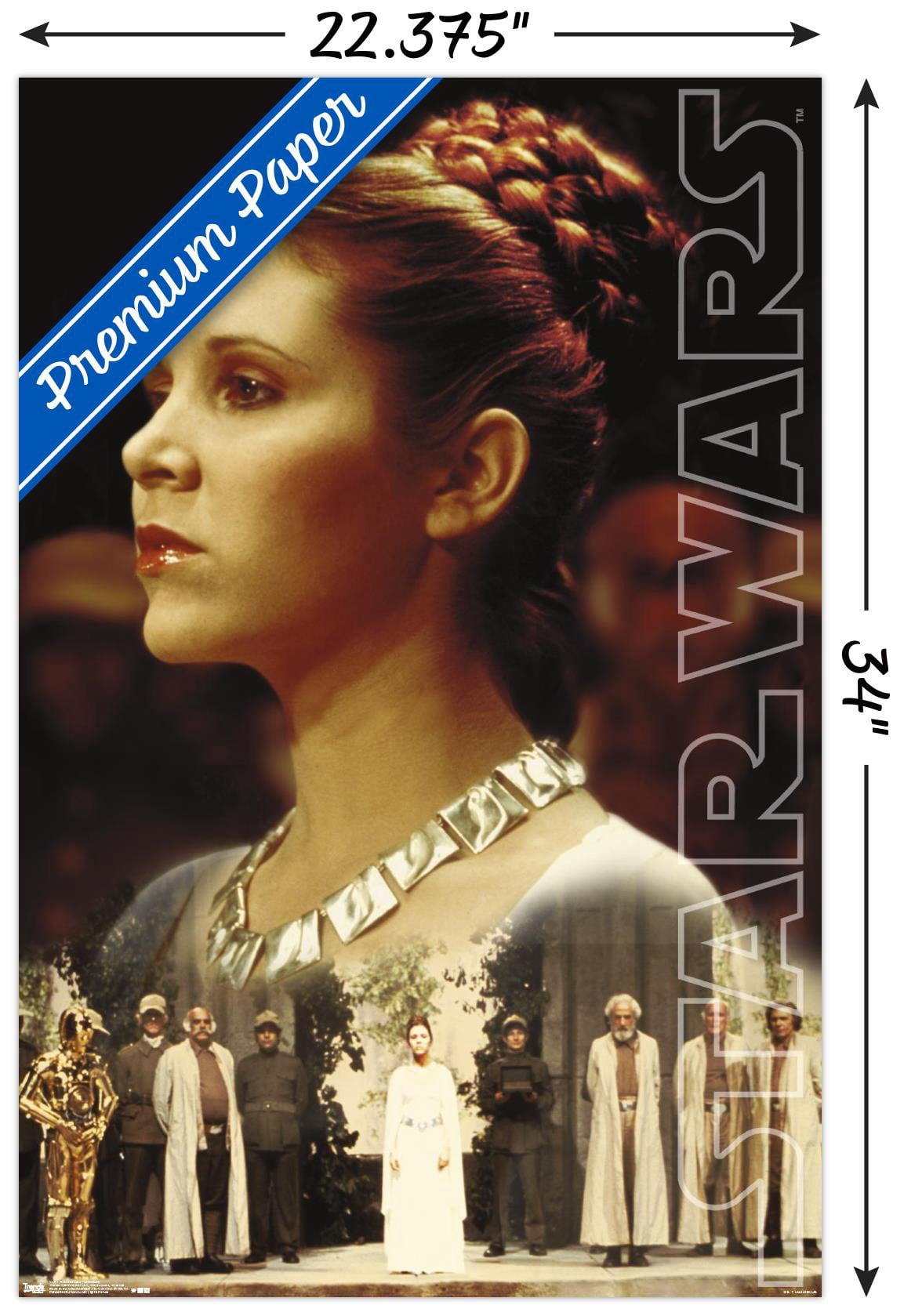 Star Wars: Saga - Princess Leia - Ceremony Wall Poster, 22.375" x 34"