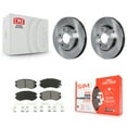 thumbnail image 1 of Transit Auto Front Disc Brake Rotors and Semi-Metallic Pads Kit for Car 2010-2011 Kia Soul 2.0L K8S-100587, 1 of 11