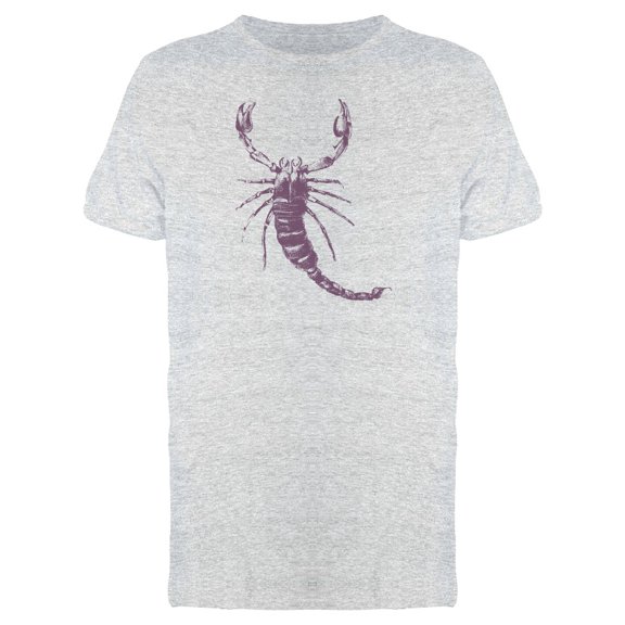 Purple Hand Drawn Scorpion Tee Men's -Image by Shutterstock