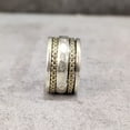 thumbnail image 2 of NEW Spinner Band, Meditation Ring, 925 Sterling Silver Ring, Spinning Thumb Ring, Two Tone Ring, Fidget Ring, Handmade Jewelry, Christmas Oxidized, Womans Band Ring, Anxiety Ring, Mans Band Gifts, 2 of 6