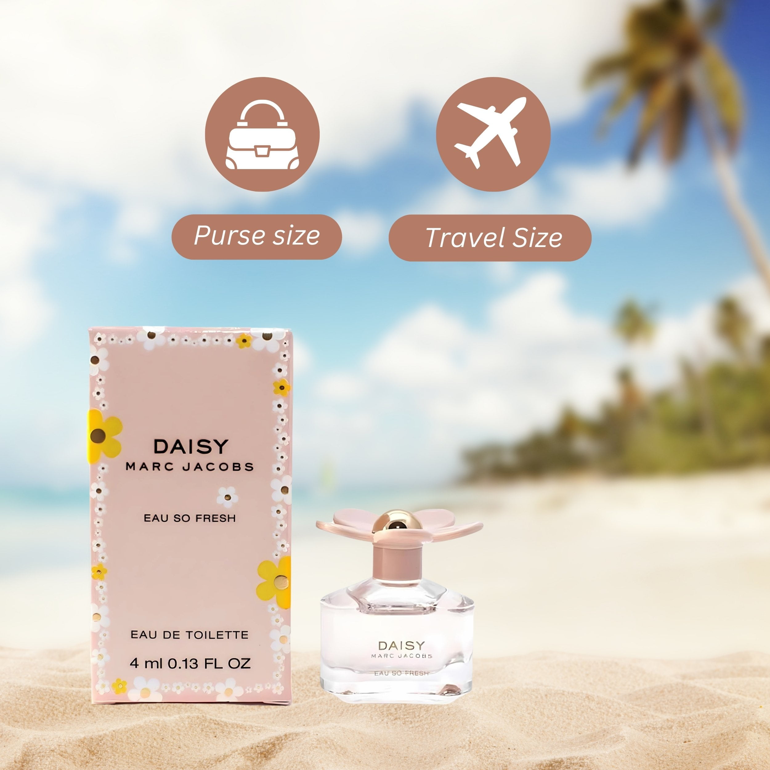 Marc Jacobs Daisy Eau So Fresh Mini Splash, 0.13 Ounce, Raspberry