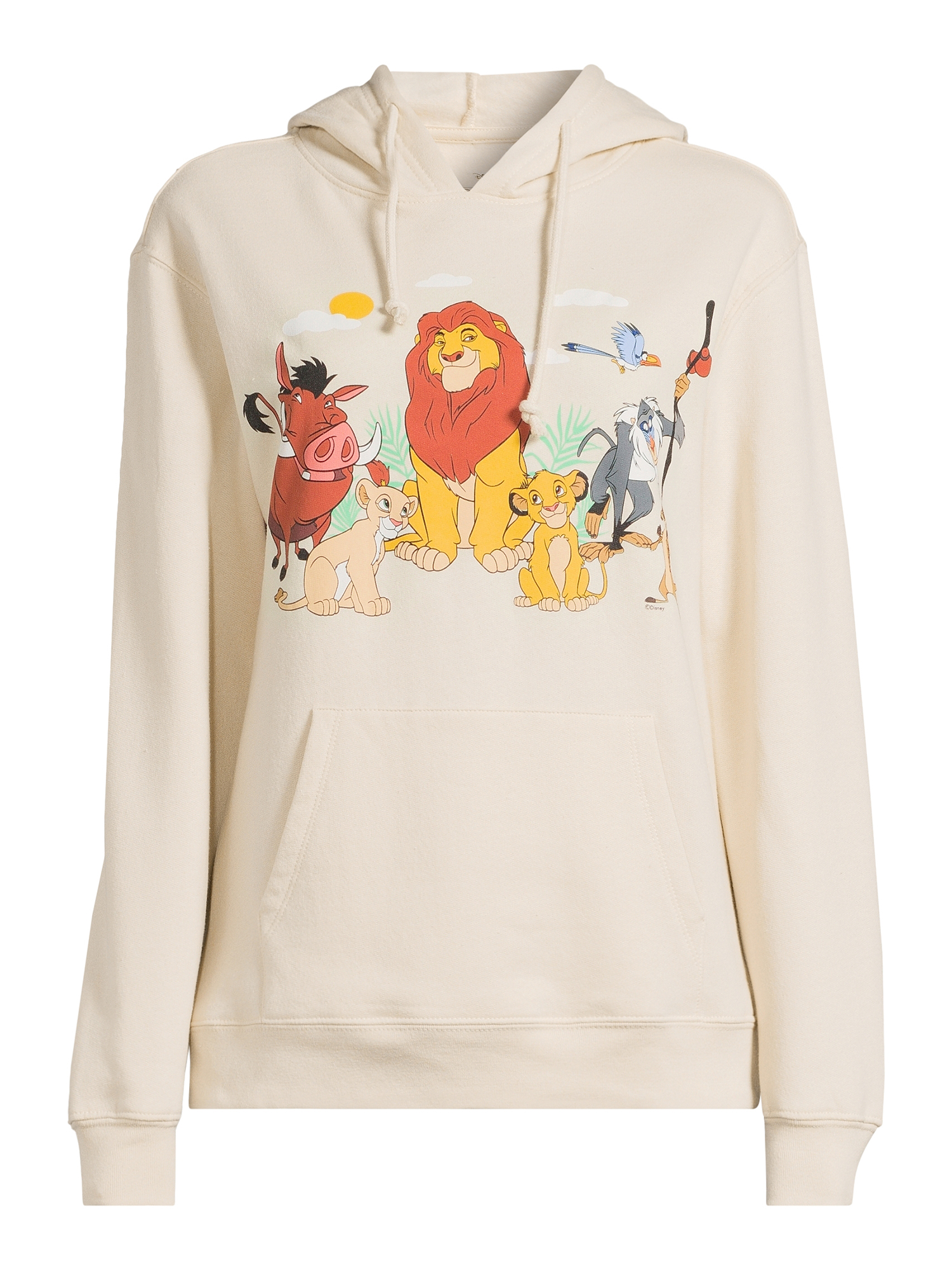 Lion King Women's Hoodie with Long Sleeves, Sizes XS-XXXL