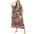 thumbnail image 3 of Gypsie Blu Women's Plus Size Kaftan Dresses for Women Long Maxi Dress, 3 of 7