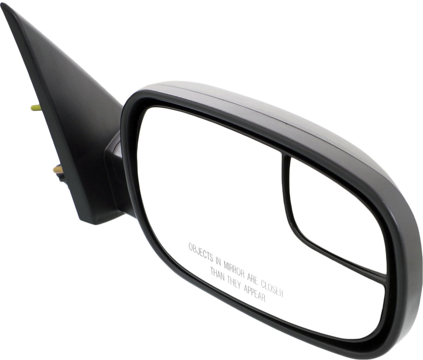 Mirror Compatible With 2012-2017 Ford Taurus 2014-2017 Special Service Police Sedan Right Passenger Side w/ Blind Spot Corner Glass Textured Black Kool-Vue