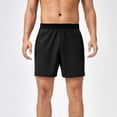 thumbnail image 4 of YLSDY Men's Athletic Running Shorts Quick Dry Workout Shorts Lightweight Sports Gym Basketball Short Pants Hiking Shorts Black S, 4 of 6