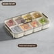 thumbnail image 1 of Xihbxyly Caja para Condimentos, Organizador de Especias Transparente, Diseño Portátil y Sellado para Mantener La Frescura, Especiero Multicompartimento, Ahorra Espacio En La Cocina, Cocina Casera, 34, 1 of 5