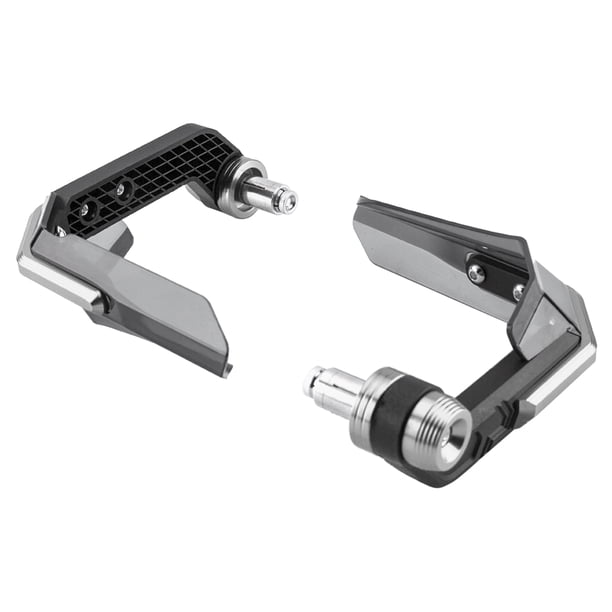 Paramanos de motocicleta, paramanos de moto anodizados, protector de viento universal para manillar de 7/8 pulgadas, 1 par