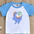 thumbnail image 3 of Mercatoo Boys Clothes 8 10 Baby Boy Clothes Outfits Cotton Dinosaur Print Tops Casual 2PC Set 𝐂ostume Kids, 3 of 4