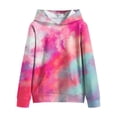 thumbnail image 3 of Gubotare Toddler Hoodie Girls Girl's Hoodies Long Sleeve Fuzzy Teddy Pullover Sweatshirt 3T 4T (Hot Pink,3-4 Years), 3 of 6