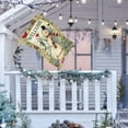 thumbnail image 5 of Welcome Friends Snowman and Cardinals Decorative Happy Winter House Flag 28x40 inch, 5 of 6