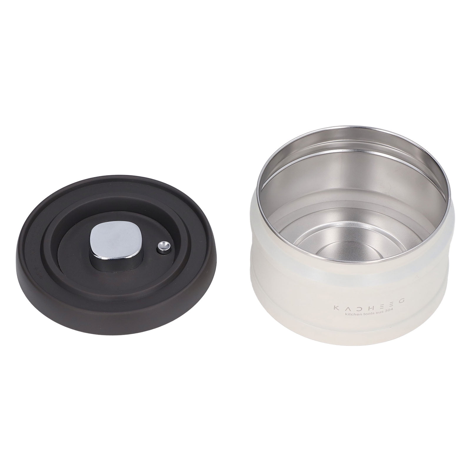 Coffee Canister, Large Diameter Food Grade 304 Stainless Steel Acid