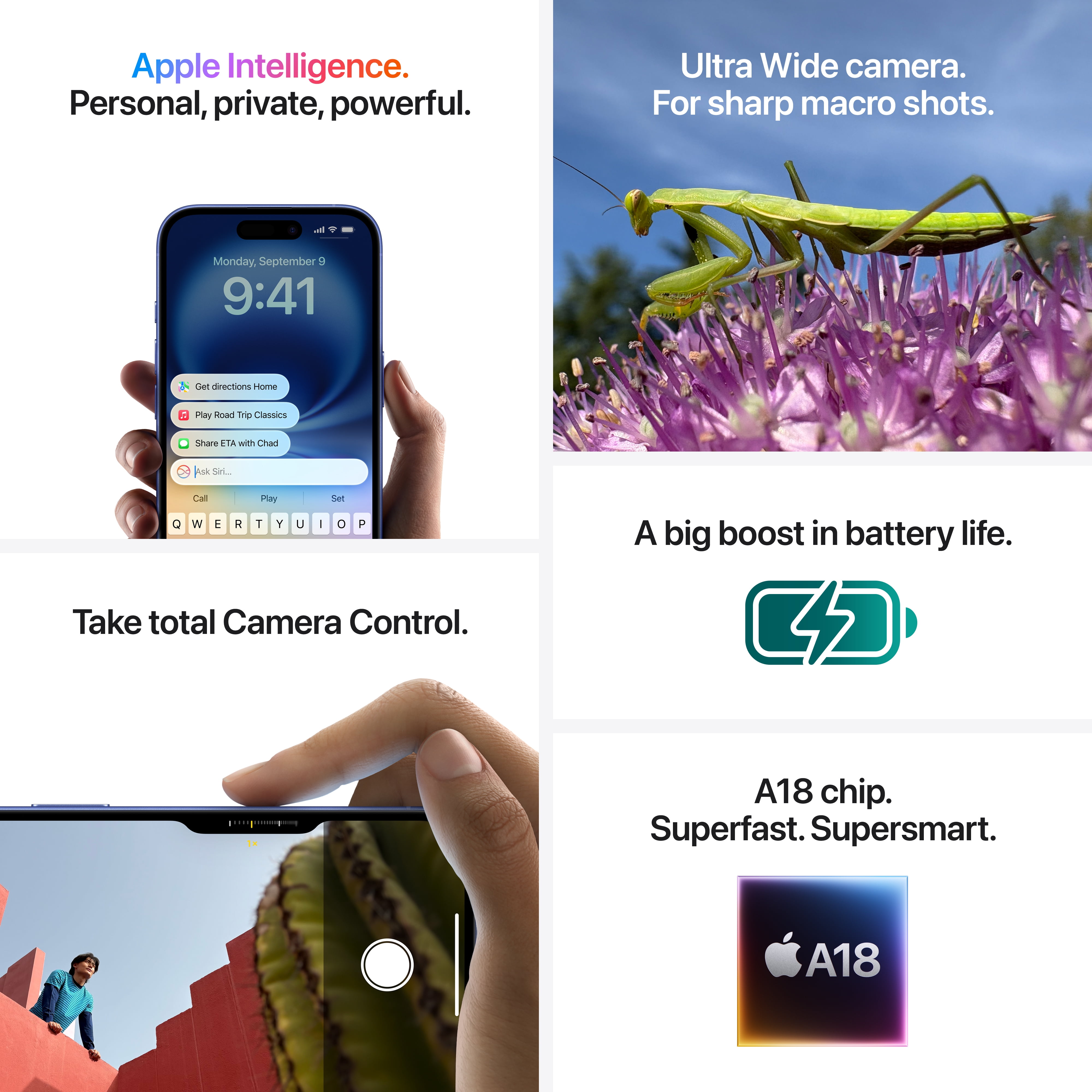 Straight Talk Apple iPhone 16 Plus, 128GB, Blue - Prepaid Straight Talk Apple iPhone 16 Plus, 128GB, Blue - Prepaid